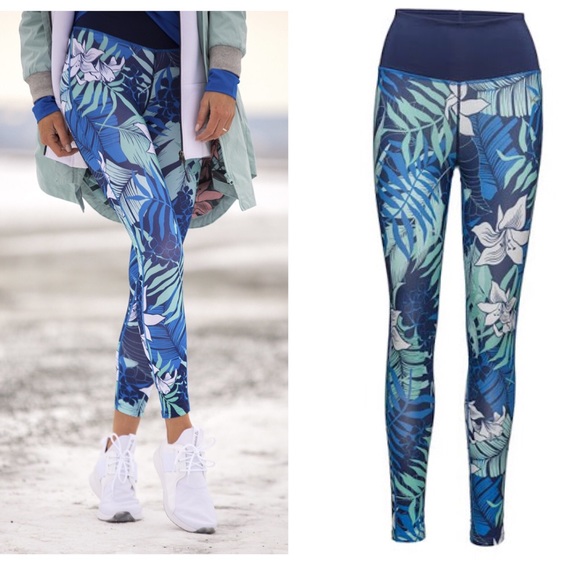 KARI TRAA Floral Printed Leggings - Picture 4 of 5